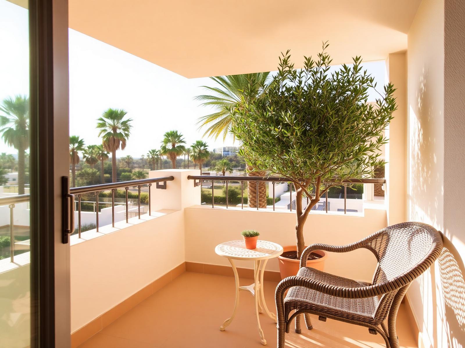 Managed apartment terrace in Portimão